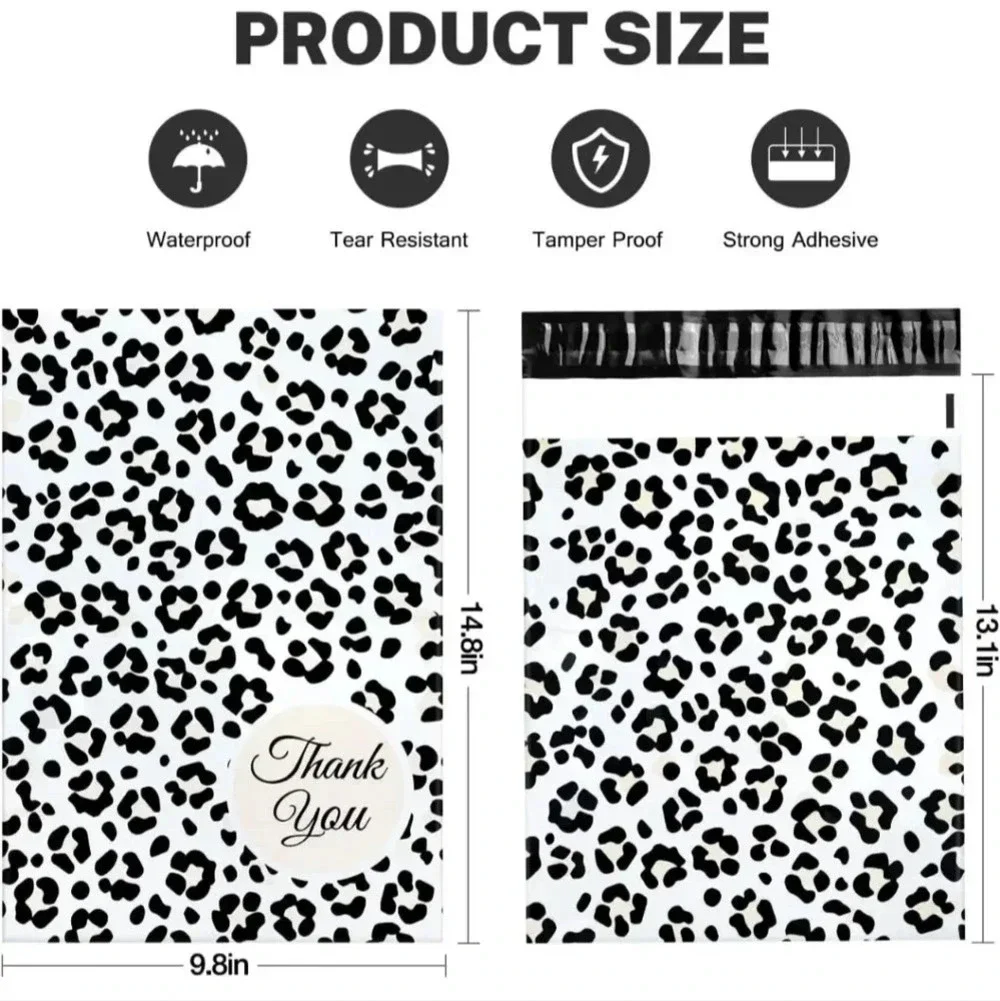 100 Pack Poly Mailers 10x13, Cute Packaging Envelope Mailers Polymailers Package